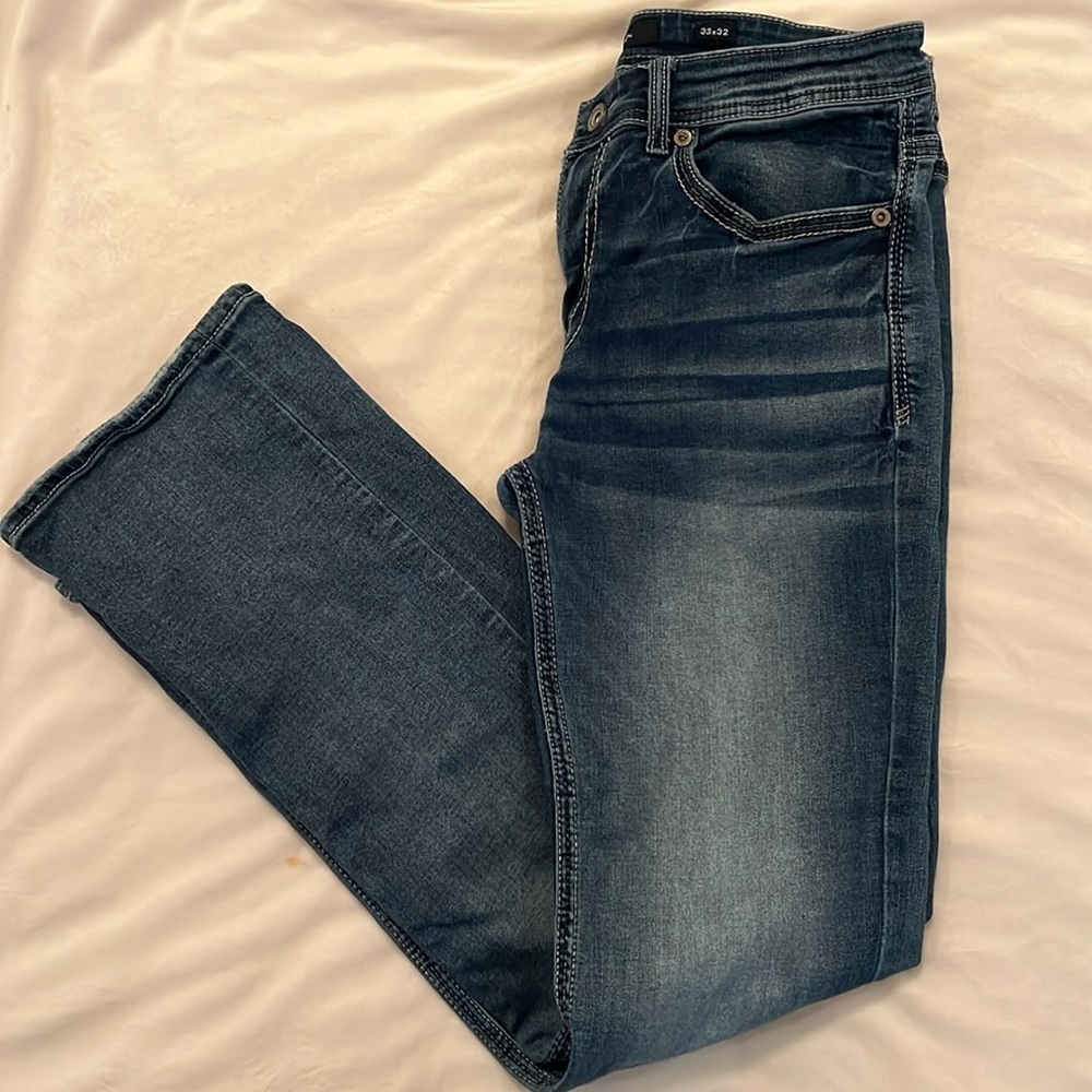 MEN BKE BLUE AIDEN JEANS